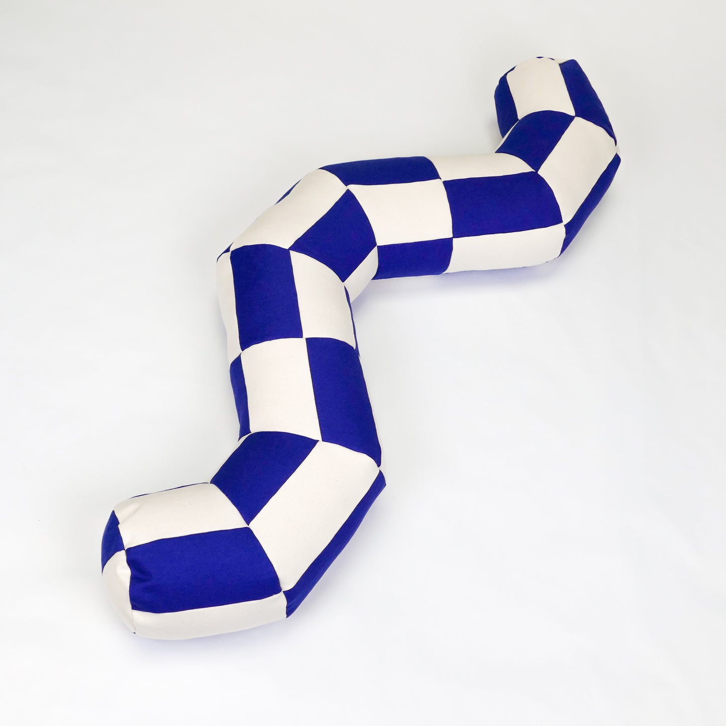 Squiggle Pillow in Blue