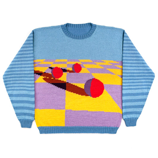 Sunset Spheres Intarsia Sweater