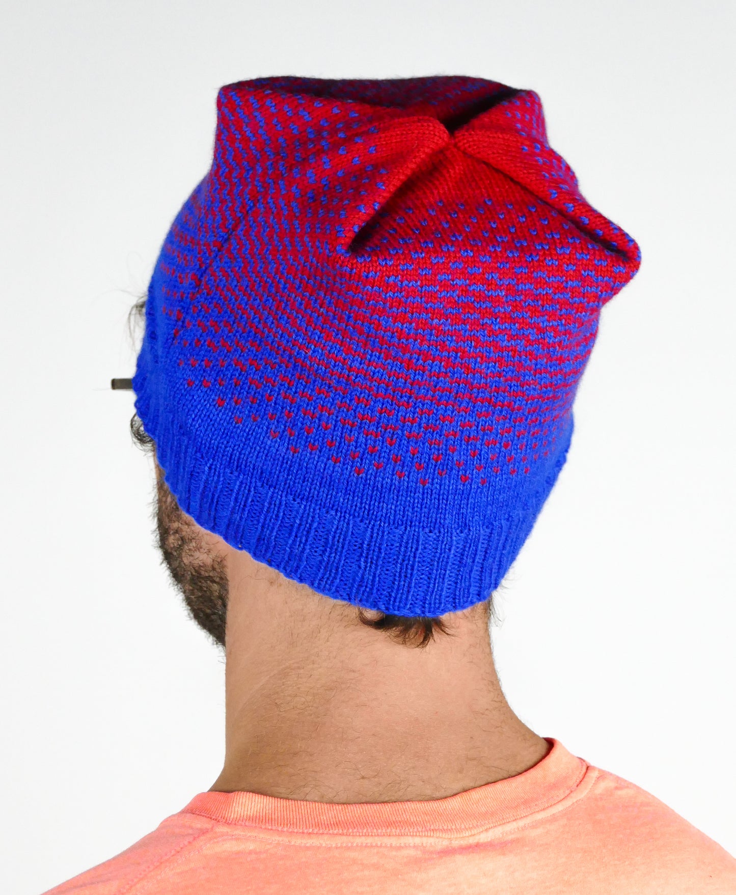 Gradient Hat in Red & Blue