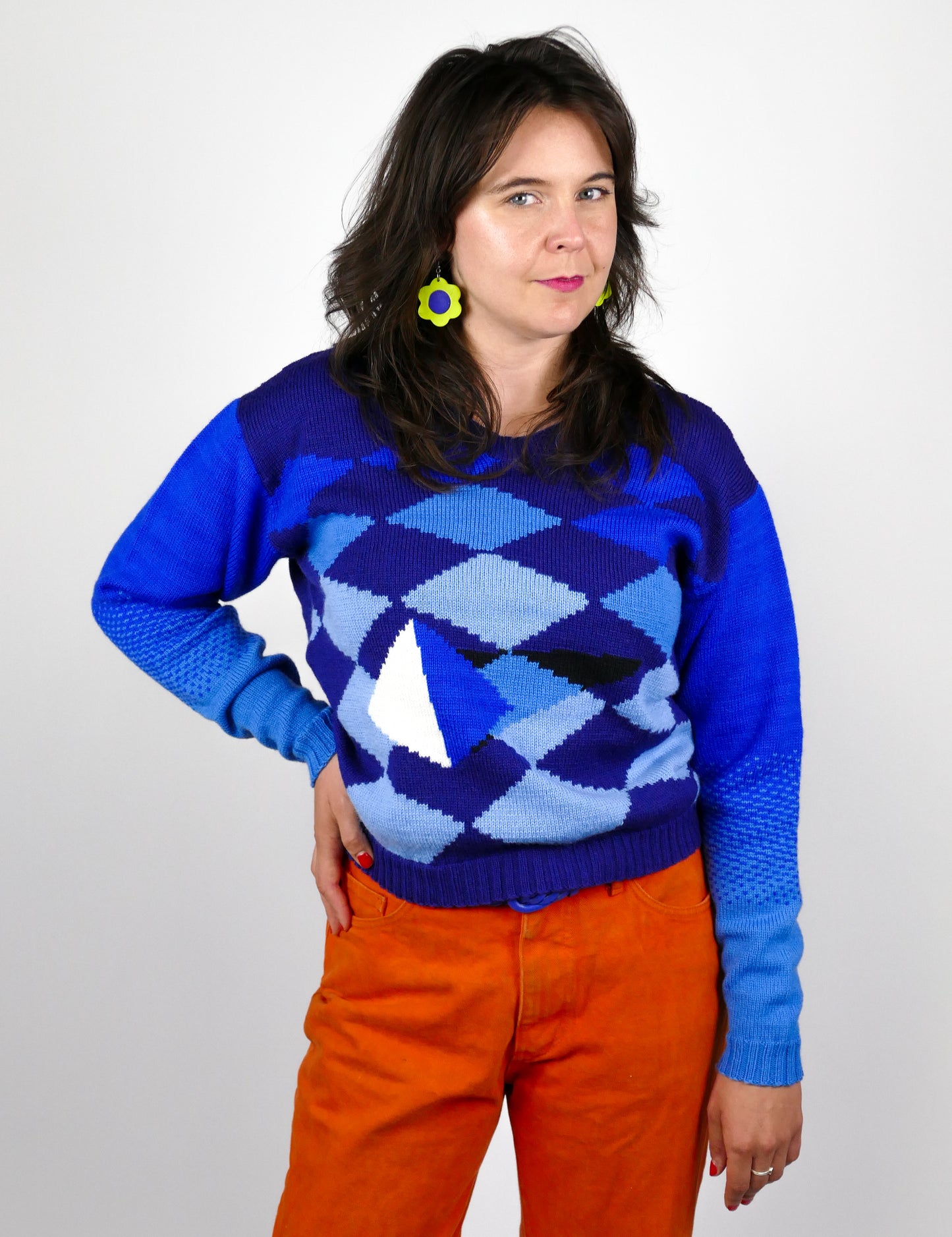 Deep Blue Mystery Sweater