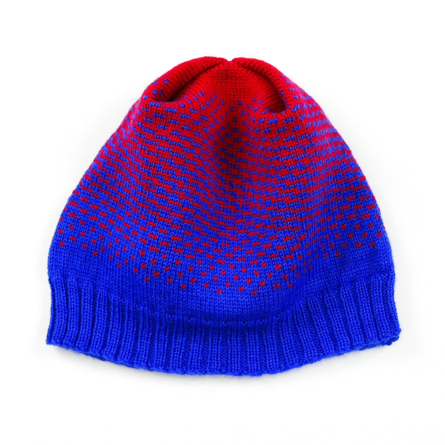 Gradient Hat in Red & Blue