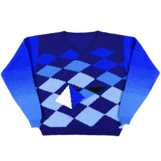 Deep Blue Mystery Sweater