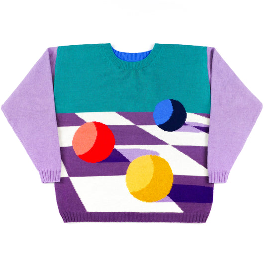 3 Sphere Intarsia Sweater